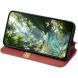 Чохол Deexe Rhombus Wallet для Samsung Galaxy S26 FE - Red