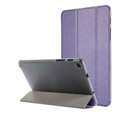 Чехол Deexe Silk Texture для Samsung Galaxy Tab A 8.0 2019 (T290/295) - Purple