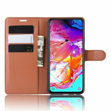 Чохол-книжка Deexe Book Type для Samsung Galaxy A20s (A207) - Brown