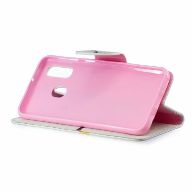 Чохол-книжка Deexe Color Wallet для Samsung Galaxy A40 (А405) - An Owl Standing on Branch