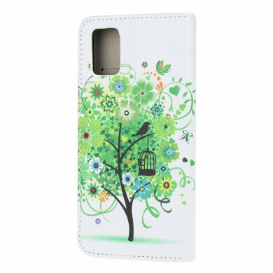 Чохол-книжка Deexe Color Wallet для Samsung Galaxy A41 (A415) - Green Tree