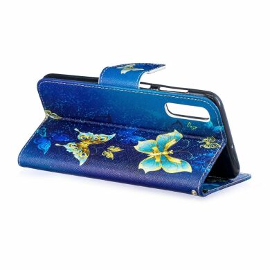 Чохол-книжка Deexe Color Wallet для Samsung Galaxy A50 (A505) / A30s (A307) / A50s (A507) - Blue Butterflies