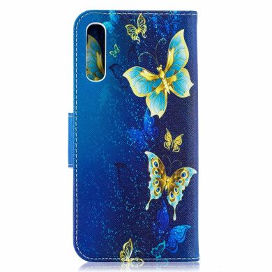 Чохол-книжка Deexe Color Wallet для Samsung Galaxy A50 (A505) / A30s (A307) / A50s (A507) - Blue Butterflies