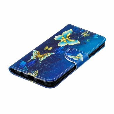 Чохол-книжка Deexe Color Wallet для Samsung Galaxy A50 (A505) / A30s (A307) / A50s (A507) - Blue Butterflies