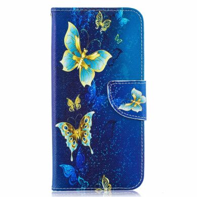 Чохол-книжка Deexe Color Wallet для Samsung Galaxy A50 (A505) / A30s (A307) / A50s (A507) - Blue Butterflies