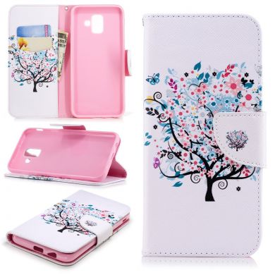 Чохол-книжка Deexe Color Wallet для Samsung Galaxy A6 2018 (A600) - Spring Tree