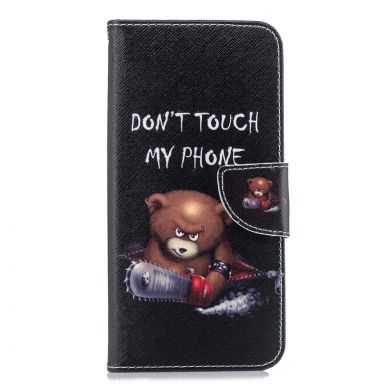 Чохол-книжка Deexe Color Wallet для Samsung Galaxy J4+ (J415) - Bear And Its Warnings