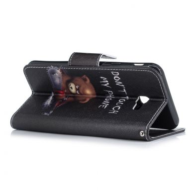 Чохол-книжка Deexe Color Wallet для Samsung Galaxy J4+ (J415) - Bear And Its Warnings