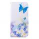 Чехол-книжка Deexe Color Wallet для Samsung Galaxy J6+ (J610) - Butterfly and Flower. Фото 2 из 9