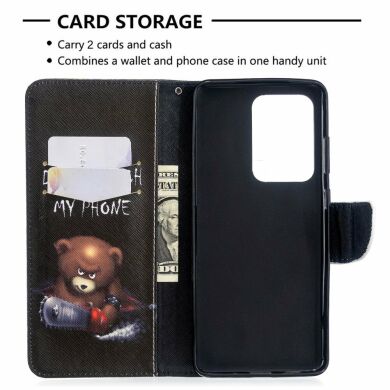 Чохол-книжка Deexe Color Wallet для Samsung Galaxy S20 Ultra (G988) - Cruel Panda