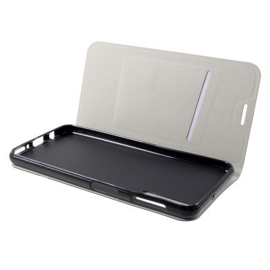 Чехол-книжка Deexe Lines Texture для Samsung Galaxy A7 2018 (A750) - Black