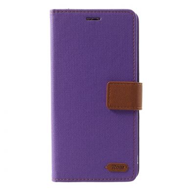 Чохол-книжка ROAR KOREA Cloth Texture для Samsung Galaxy J4+ (J415) - Purple