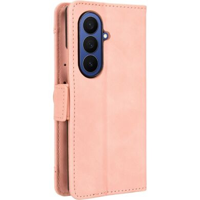 Чехол-книжка с карманами Deexe Wallet Stand (FF) для Samsung Galaxy Fold 8 Ultra - Pink
