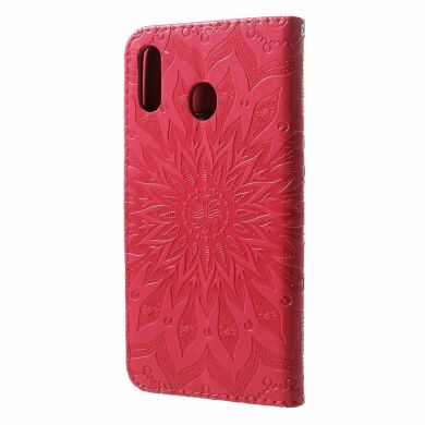 Чохол-книжка UniCase SunFlower Pattern для Samsung Galaxy M20 (M205), Rose