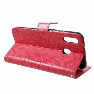 Чохол-книжка UniCase SunFlower Pattern для Samsung Galaxy M20 (M205), Rose