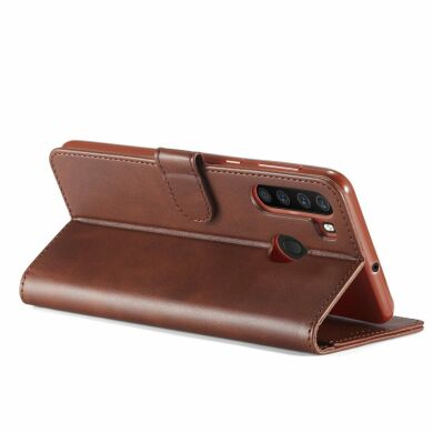 Чохол LC.IMEEKE Wallet Case для Samsung Galaxy A21 (A215) - Coffee