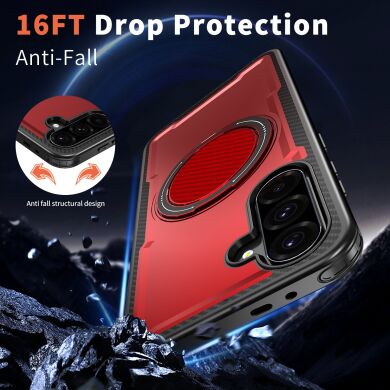 Чохол з кільцем-підставкою Reframe Grip MagSafe для Samsung Galaxy A17 (A175) - Black