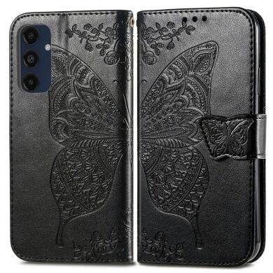 Чохол UniCase Butterfly Pattern для Samsung Galaxy A16 (A165) - Black