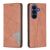 Чехол UniCase Geometric Pattern для Samsung Galaxy A27 (A276) - Brown