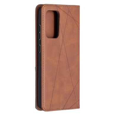 Чехол UniCase Geometric Pattern для Samsung Galaxy A52 (A525) / A52s (A528) - Coffee