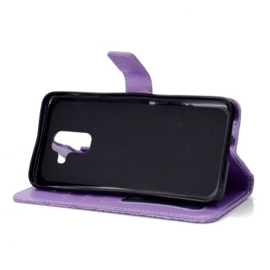 Чехол UniCase Leaf Wallet для Samsung Galaxy A6+ 2018 (A605) - Purple