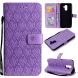 Чехол UniCase Leaf Wallet для Samsung Galaxy A6+ 2018 (A605) - Purple. Фото 1 из 8