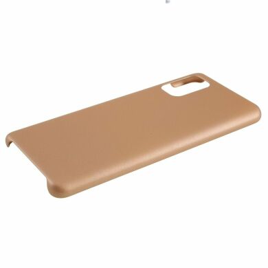 Пластиковый чехол Deexe Hard Shell для Samsung Galaxy A41 (A415) - Gold