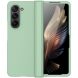 Пластиковый чехол Deexe Hinge Case для Samsung Galaxy Fold 6 - Light Green. Фото 1 из 9