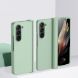 Пластиковый чехол Deexe Hinge Case для Samsung Galaxy Fold 6 - Light Green. Фото 2 из 9