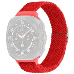 Ремешок Deexe Braided Strap для Samsung Galaxy Watch Ultra (47mm) - Red