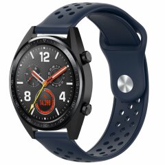 Ремінець Deexe Dot Style для годинників з шириною кріплення 20мм - Dark Blue