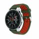 Ремешок Deexe Dual Color для Samsung Galaxy Watch 46mm / Watch 3 45mm / Gear S3 - Army Green / Red. Фото 1 из 5