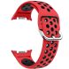 Ремешок Deexe Dual Color для Samsung Galaxy Watch 8 (40/44mm) / 8 Classic - Red / Black. Фото 3 из 6