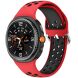 Ремешок Deexe Dual Color для Samsung Galaxy Watch 8 (40/44mm) / 8 Classic - Red / Black. Фото 2 из 6