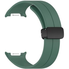 Ремешок Deexe Soft Line для Samsung Galaxy Watch 8 (40/44mm) / 8 Classic / Ultra (2025) - Dark Green