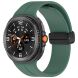 Ремешок Deexe Soft Line для Samsung Galaxy Watch 8 (40/44mm) / 8 Classic / Ultra (2025) - Dark Green. Фото 2 из 5
