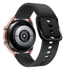Ремінець Deexe Soft Silicone для  Samsung Galaxy Watch 3 (41mm) - Black