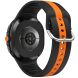 Ремешок Deexe Sport Strap для Samsung Galaxy Watch 8 (40/44mm) / 8 Classic - Black / Orange. Фото 1 из 6