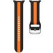Ремешок Deexe Sport Strap для Samsung Galaxy Watch 8 (40/44mm) / 8 Classic - Black / Orange. Фото 5 из 6