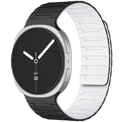 Ремешок Reframe Magnetic Band для Samsung Galaxy Watch 8 (40/44mm) / 8 Classic - Black / White