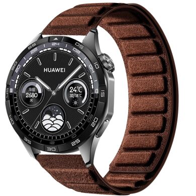 Ремінець Reframe Suede Leather для годинників з шириною кріплення 22мм - Dark Coffee