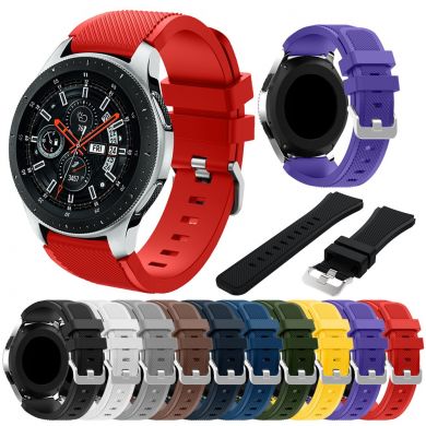 Ремешок UniCase Twill Texture для Samsung Galaxy Watch 46mm / Watch 3 45mm / Gear S3 - White