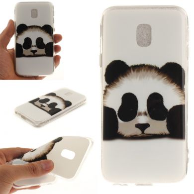 Силіконовий (TPU) чохол Deexe Life Style для Samsung Galaxy J3 2017 (J330), Panda Pattern