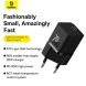 Сетевое зарядное устройство Baseus GaN5 1C 20W + кабель Type-C to Type-C (P10110900113-00) - Black. Фото 16 из 17