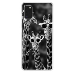 Силіконовий (TPU) чохол Deexe Life Style для Samsung Galaxy A41 (A415) - Giraffe