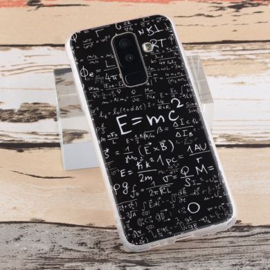 Силиконовый (TPU) чехол Deexe Life Style для Samsung Galaxy A6+ 2018 (A605) - Formula