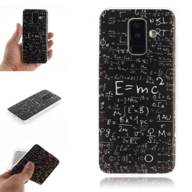 Силиконовый (TPU) чехол Deexe Life Style для Samsung Galaxy A6+ 2018 (A605) - Formula