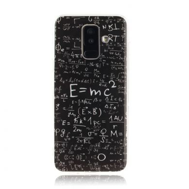 Силиконовый (TPU) чехол Deexe Life Style для Samsung Galaxy A6+ 2018 (A605) - Formula