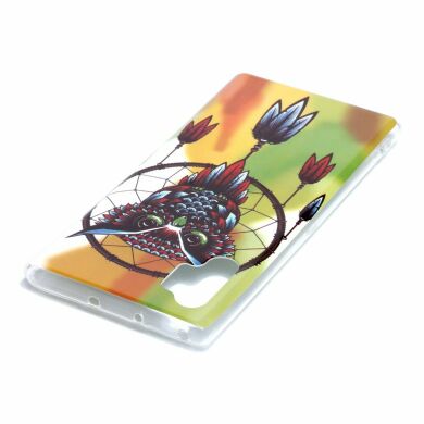 Силіконовий (TPU) чохол Deexe LumiCase для Samsung Galaxy Note 10+ (N975) - Owl Dream Catcher