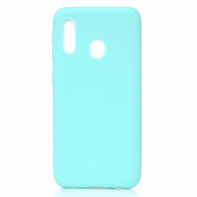 Силіконовий (TPU) чохол Deexe Matte Case для Samsung Galaxy A20e (A202) - Baby Blue